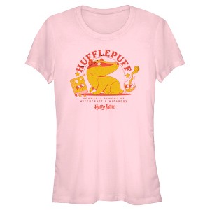 Juniors Womens Harry Potter Cute Hufflepuff Badger T-Shirt - 1 of 4