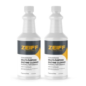 Zeiff Pro-Grade Multi-Purpose Enzyme Cleaner - Powerful Cleaning & Odor Eliminating Formula For Professional & Home Surfaces, 32 oz, 2 Pack - 1 of 4