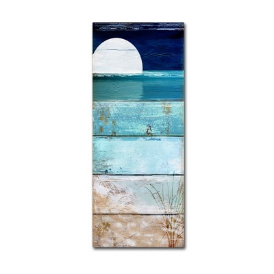 Multicolor Nautical Coastal Canvas Print for Kids