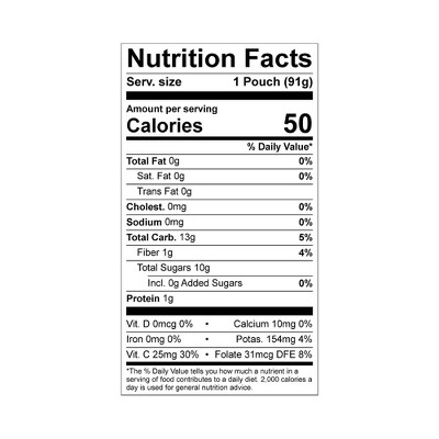 Once Upon a Farm Immunity Blend Fruit Pouches - 25.6oz/8ct