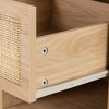 Gulches Byron C Rattan Twinset Beside Stand Nightsand Bedside Cabinet with Drawer 2pcs - 4 of 4