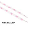 INSPIRE CHIC Flat Heart Printed Shoe Lace for Sneakers Athletic 1 Pair - 3 of 4