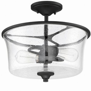 Craftmade Lighting Gwyneth 2 - Light Semi-Flush Mount in  Flat Black - 1 of 2