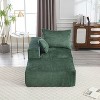 NicBex Couches for Living Room 2-Seat Combination Sofa Exquisite Fabric Comfortable Flexible and Changeable Sofa Couch with Pillows, Emerald - 2 of 4