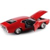 1971 Ford Mustang Sportsroof Red 1/24 Diecast Model Car by Motormax - 3 of 4