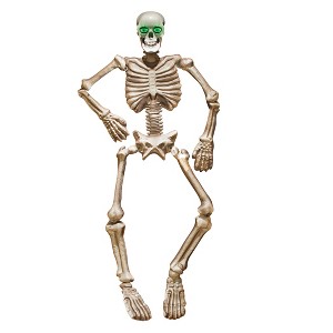 Collections Etc Color-Changing Skeleton with Moving Eyes Hanging Decoration - 1 of 2