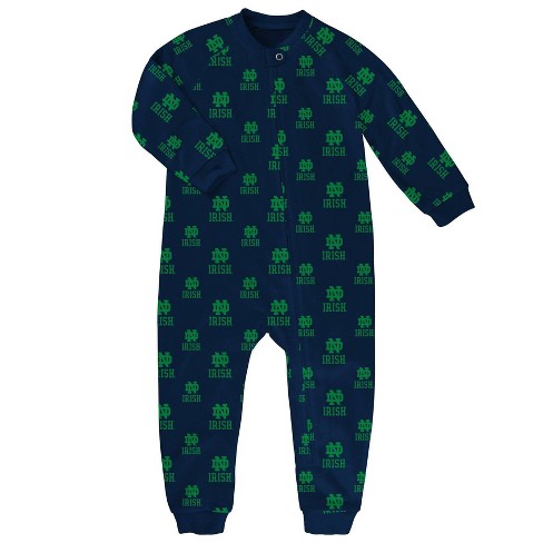 NCAA Notre Dame Fighting Irish Toddler Boys' All Over Print Sleeper - 4T