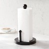 Wood Paper Towel Holder Black - Threshold™ : Target