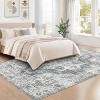 Hallway Runner Rug - Washable Vintage Low Pile Non-Slip Kitchen & Bathroom Carpet Mat for Entryway, Laundry Retro Accent - 3 of 4