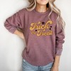 Simply Sage Market Women's Graphic Sweatshirt Trick or Treat Flowers - 2 of 4