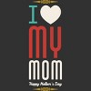 Men's Design By Humans Mother's Day I Love My Mom By tmsarts Tank Top - 2 of 2
