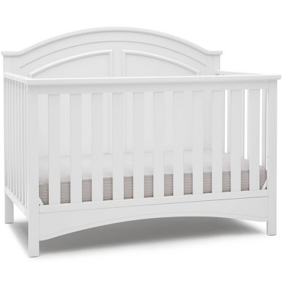 Photo 1 of Delta Children Perry 6-in-1 Convertible Crib, Greenguard Gold Certified - Bianca White