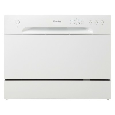 Danby Ddw621wdb 6 Place Setting Countertop Dishwasher In White : Target