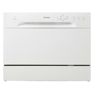 Danby 6 Place Setting Countertop Dishwasher in Silver - DDW631SDB