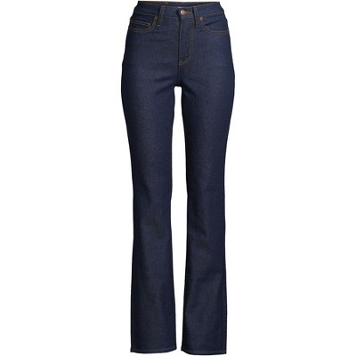 Lands' End Women's Recover High Rise Bootcut Blue Jeans - 4 - River ...