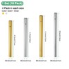 Unique Bargains Wind Chime Tubes Parts for Crafts 2 Colors 4 Sizes 16 Pack - 3 of 4