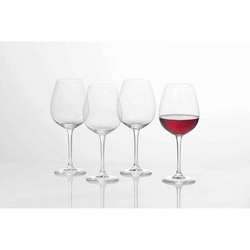 20.7oz 4pk Crystal Red Wine Glasses - Threshold&#8482;, 5 of 6