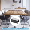 Unique Bargains No Noise Rectangle Furniture Chair Leg Cover with Felt Pad 24 Pcs - 4 of 4