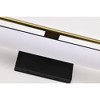 Nuvo Lighting Solano - Light Vanity in  Black/Brushed Brass - 3 of 4