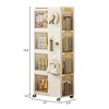 NicBex Mobile File Cabinet with Double Door,Office Cabinet with Metal Handles and Casters,Modern Cabinet,Filing Cabinets for Home Office - 3 of 4