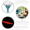 Bormioli Rocco Florian 4-Piece Lucent Blue Stemmed Wineglasses, 18 Oz. Italian Made Glassware, Dishwasher Safe, Lucent Blue Stem - 4 of 4