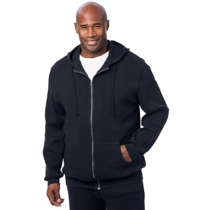KingSize Men's Big & Tall Heavyweight Double Knit Zip Hoodie - 1 of 4