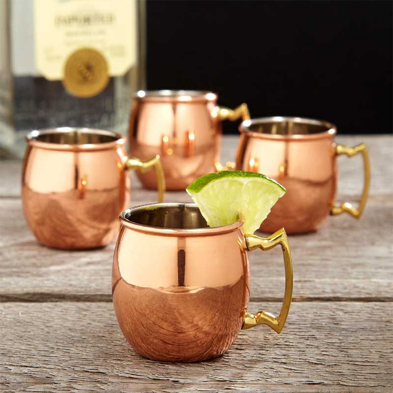 Modern Home Authentic 100% Solid Copper Moscow Mule Mug - Handmade in India, 3 of 6