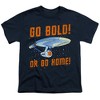 Boys' Star Trek Go Bold T-Shirt Navy Small - 2 of 4