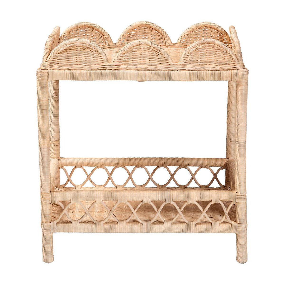bali & pari Eloisa Natural Rattan End Table Natural Brown - thumbnail 2