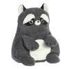 Aurora Small Riley Raccoon Fluffles Whimsical Stuffed Animal Grey 6" - 2 of 4