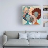 Canvas Wall Art - Ray Heere 'Mid Century Diversity Portraits 16' Wall Art for Living Room, Bedroom, or Office Décor by Trademark Fine Art - 24 x 24 - 3 of 4