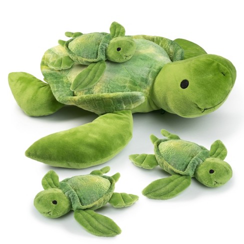 Stuffed turtles target new arrivals