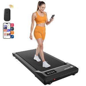 DeerRun 35.43 In Long Run Area Walking Pad, 2 in 1 Under Desk Treadmill, Walking Pad Treadmill Under Desk - 1 of 4