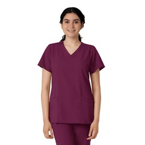 Wink W123 Women's Basic V-Neck Scrub Top - 1 of 4