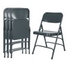 Set of 4 Deluxe All Steel Triple Brace Folding Chairs - Hampden Furnishings - 2 of 4