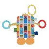 Sesame Street Big Bird Tug & Tag 10" Inch Plush Sensory Soft Activity Teether Toy - 2 of 4