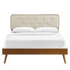 Modway Bridgette Twin Wood Platform Bed With Splayed Legs - 4 of 4