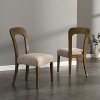 NicBex  Set of 2 Modern Dining Chairs with Rubber Wood Legs,Dinner Chairs for Kitchen,Living Room - 2 of 4