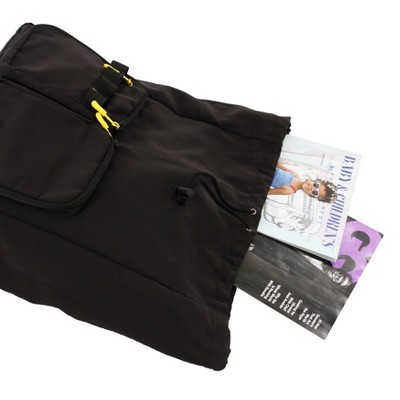 JWorld Mod Drawstring 18" Backpack - Black/Yellow — фото 6