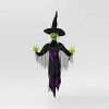 60" Light and Sound Dark Witch Ghoul Halloween Decorative Prop - Hyde and EEK! Boutique™ - 3 of 4