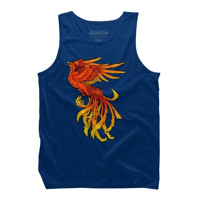 Men's Design By Humans Phoenix By Zeldy Tank Top
