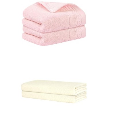 REGALWOVEN Bath Hands Towel Sets For Bathroom, Gym, SPA 2 Pack