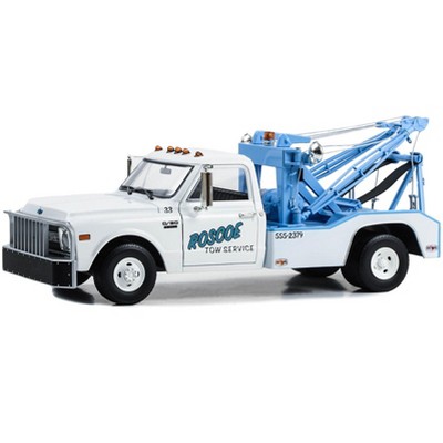 1969 Chevrolet C-30 Dually Wrecker Tow Truck White "Starsky and Hutch" (1975-1979) TV 1/18 Diecast Model Car by Greenlight