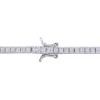 EVERLY JEWELRY | Sterling Silver 4 1/3 CT TGW Cubic Zirconia Tennis Bracelet, 7 inch - 4 of 4