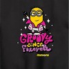 Boys' - Despicable Me Minions - Groovy Since Forever Graphic Long Sleeve Fleece Sweatshirt - 2 of 4
