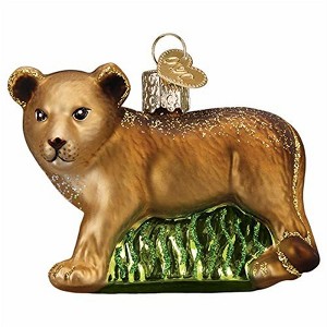 Old World Christmas Blown Glass Ornament for Christmas Tree, Lion Cub - 1 of 4
