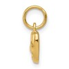Black Bow Jewelry 14k Yellow Gold Petite Comedy and Tragedy Charm - 2 of 4