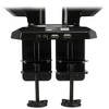 StarTech Dual Monitor Mount w/ Built-In 2-Port USB and Audio Pass-Through - 2 of 4