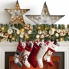 6ft Pre-Lit Christmas Garland with Gold Leaves & Ball Ornaments, Battery Operated, Indoor & Outdoor Holiday Decor - 3 of 4
