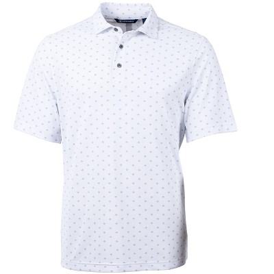 Cutter & Buck Virtue Eco Pique Tile Print Recycled Mens Big & Tall Polo ...